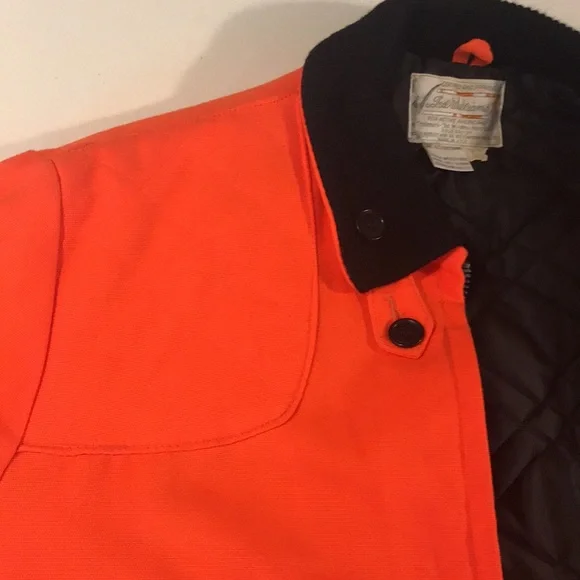 TED WILLIAMSVintage Orange Insulated Hunting Jacket